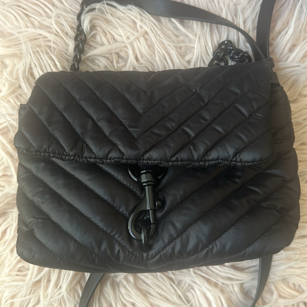 Rebecca Minkoff Black Quilted Women's Bag - Picture 2 of 7